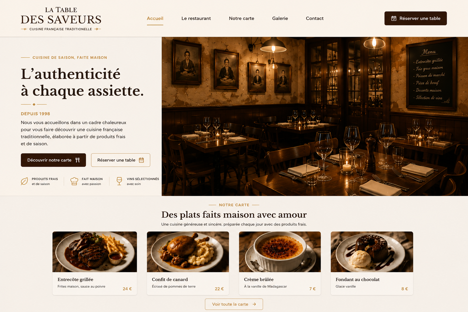 Après, Restaurant familial
